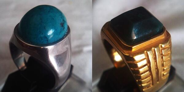 sepasang cincin bacan doko & palamea tampil elegan untuk kantoran