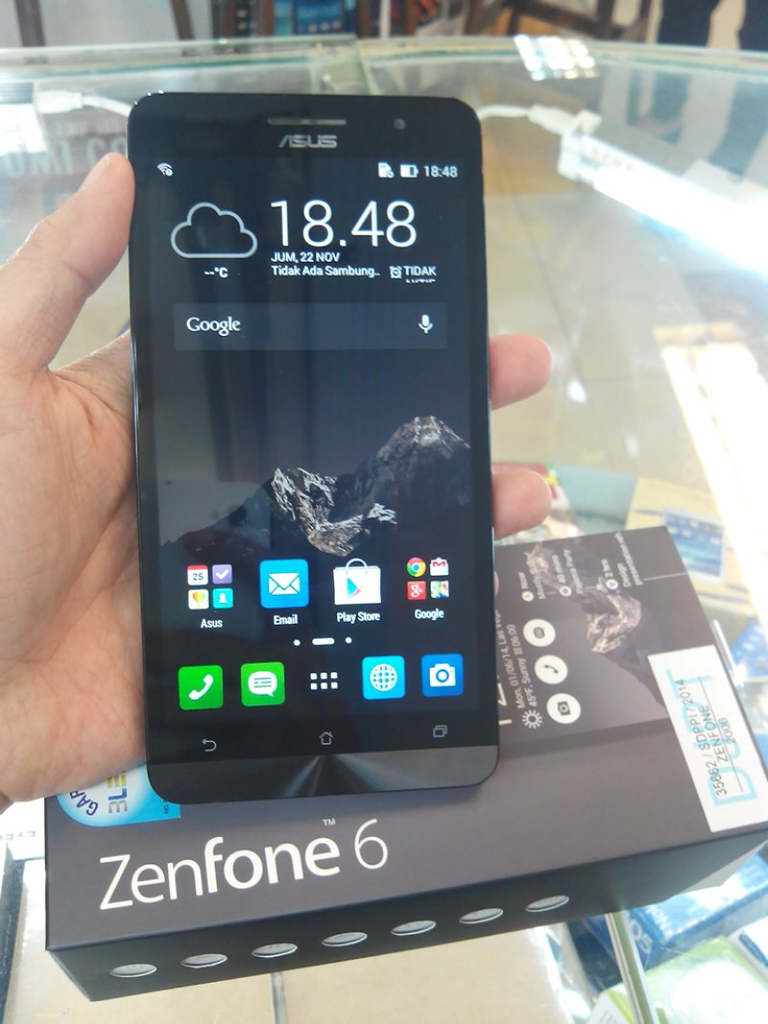 Asus Zenfone 6 100% baru ram 2gb internal 16gb.