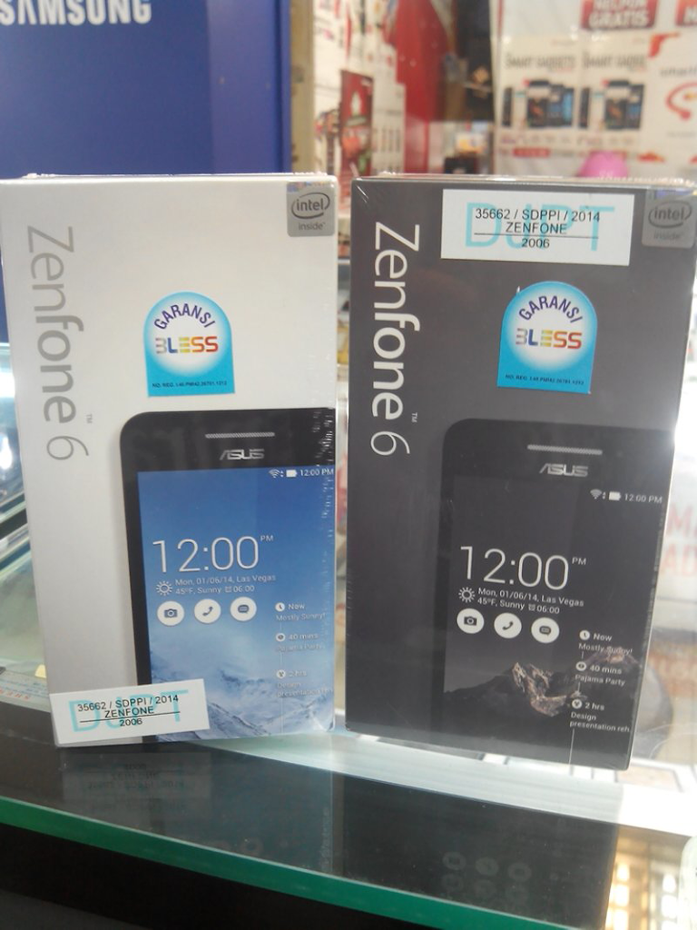 Asus Zenfone 6 100% baru ram 2gb internal 16gb.