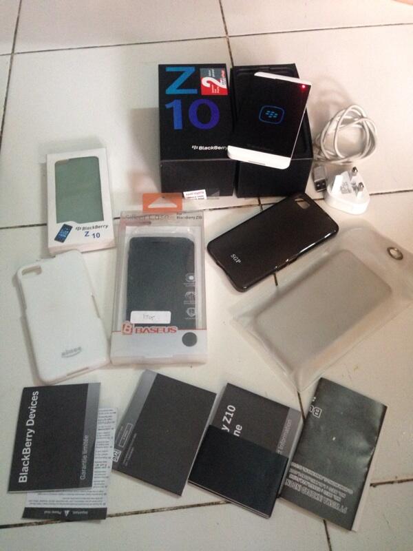 Jual bb z10 putih / white fullset murah BU