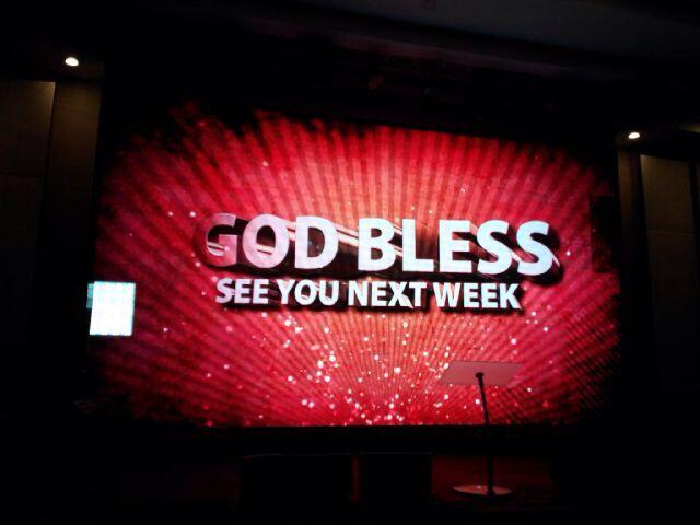 Terjual LED Videotron indoor dan Outdoor (Gereja 