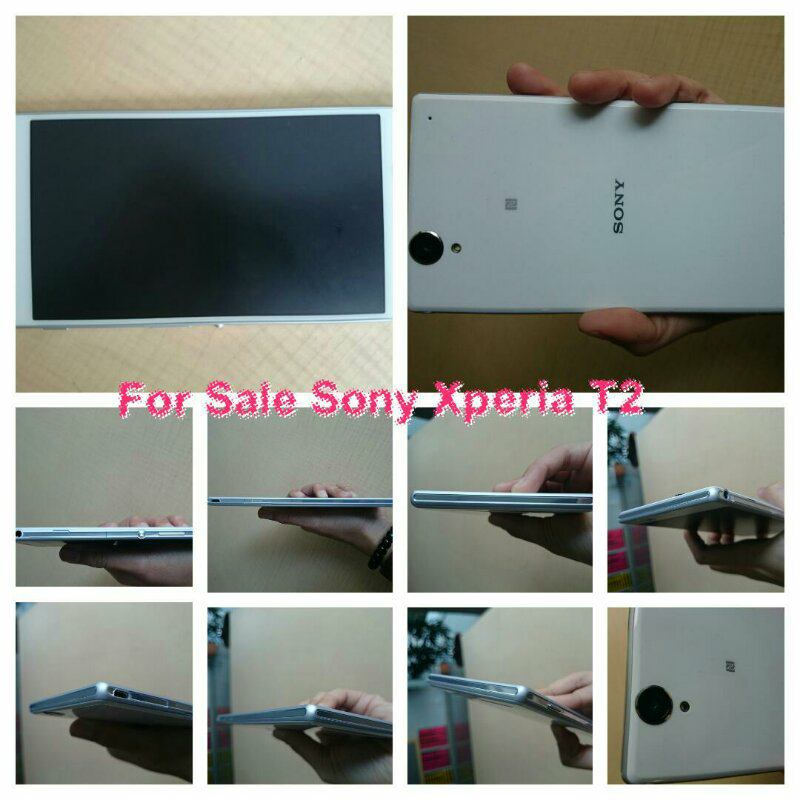 Xperia T2 white gress murah