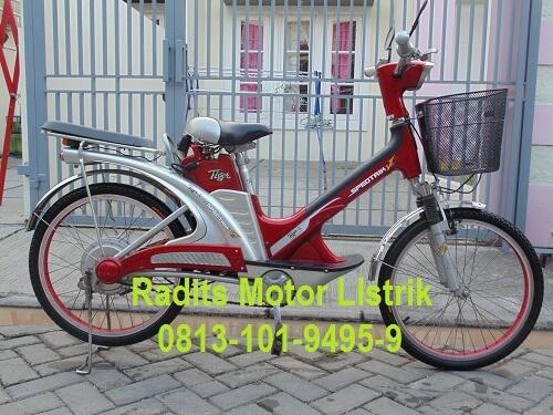 Terjual SEPEDA LISTRIK  TIGER V5 MINI CLASSIC  CAR FREE DAY 