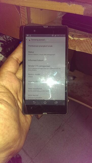 Sony Xperia Z C6603 Versi 4g ada minus jual murah