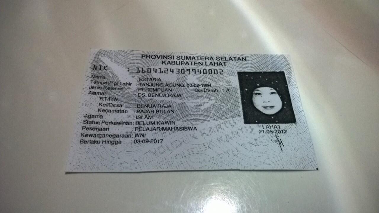 Penipu atas nama Riski Fadilah Alfatin dan Estaria