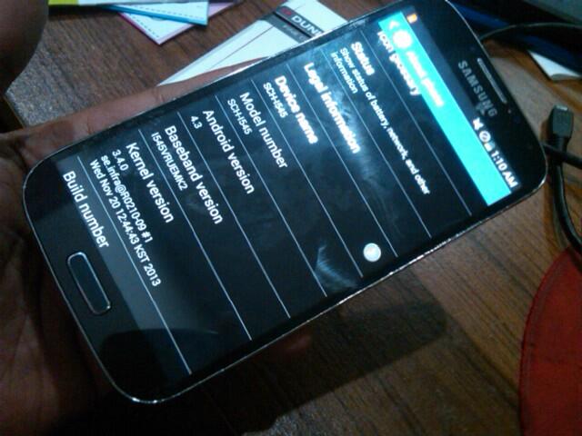 Samsung Galaxy S4 Verizon GSM/CDMA Murah...Ada Minus...Malang