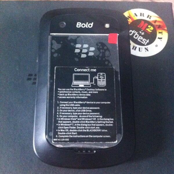 Jual Blackberry Montana 9930 Hitam Mulus