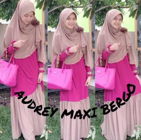 Baju Muslim 1.Fira Maxi,2.Audrey,3 Hanifa