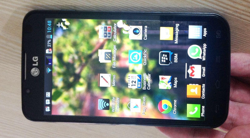 LG L7 ii Dual P715 second black mulus murah garansi juni 2015 full set original