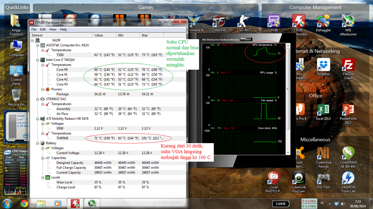 Laptop Mati Sendiri saat Bermain Game (Bukan Overheat)