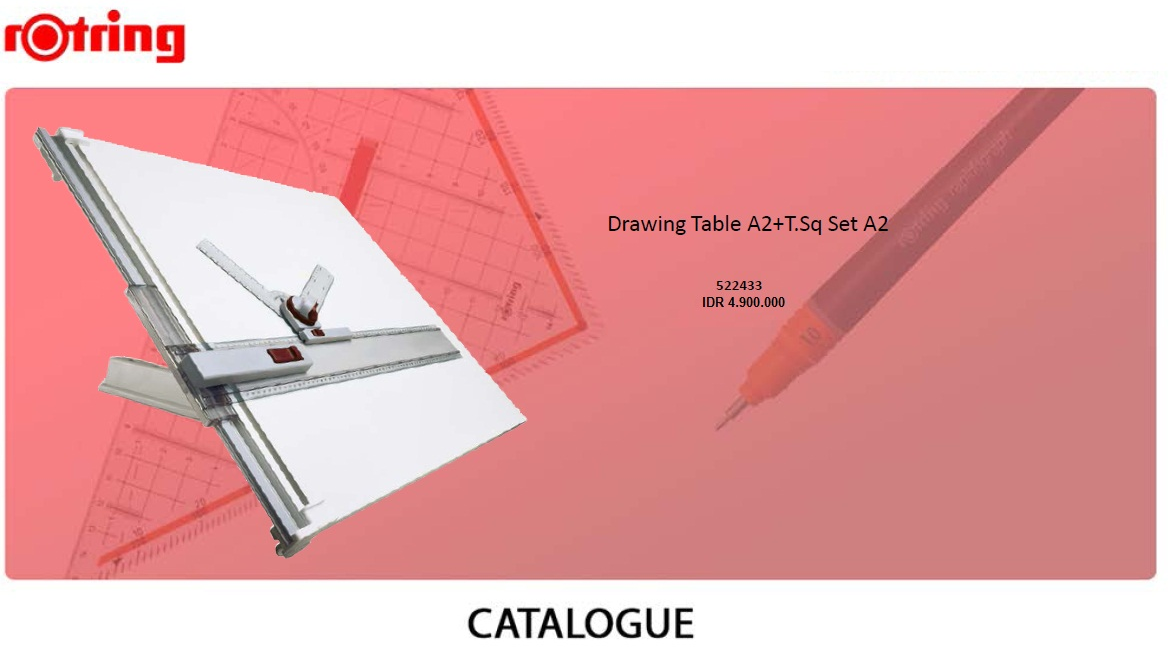 Meja Gambar Rotring A3 dan A2