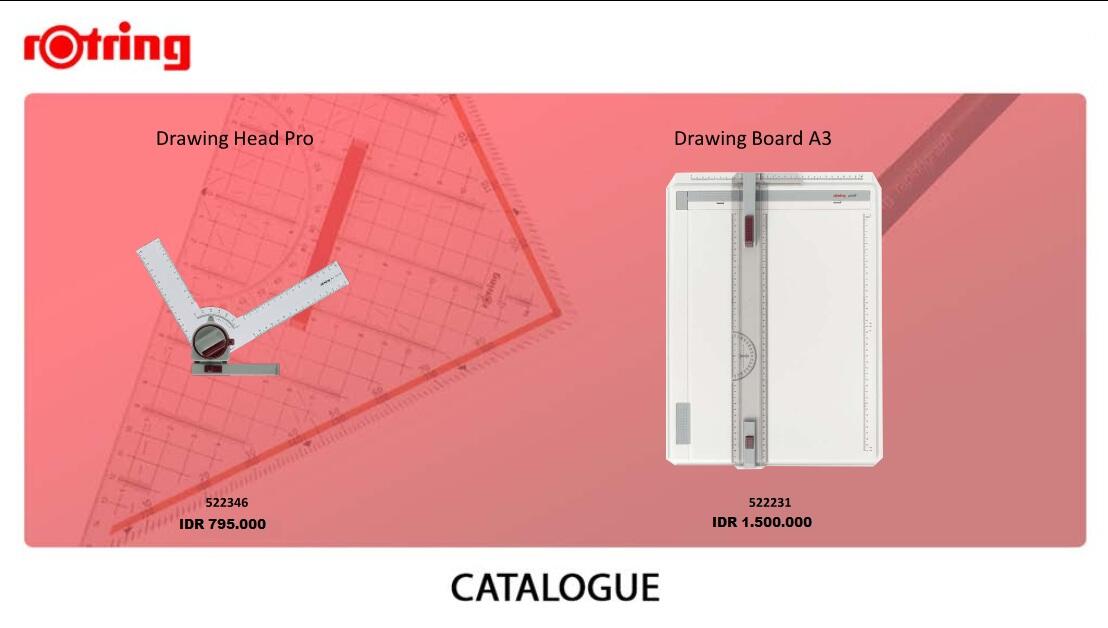 Meja Gambar Rotring A3 dan A2