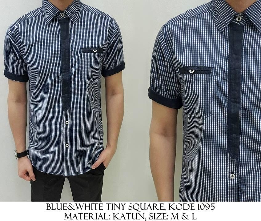 Kemeja Katun Denim Polos/Motif/Printed/Batik