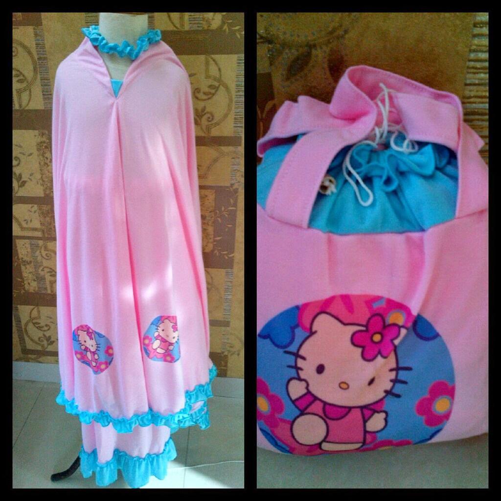 MUKENA ANAK KAOS PRINCESS DLL
