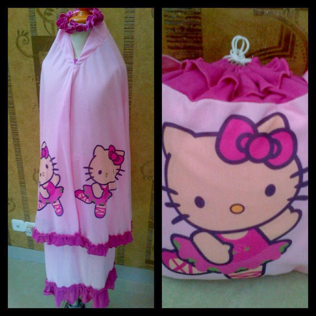 MUKENA ANAK KAOS PRINCESS DLL
