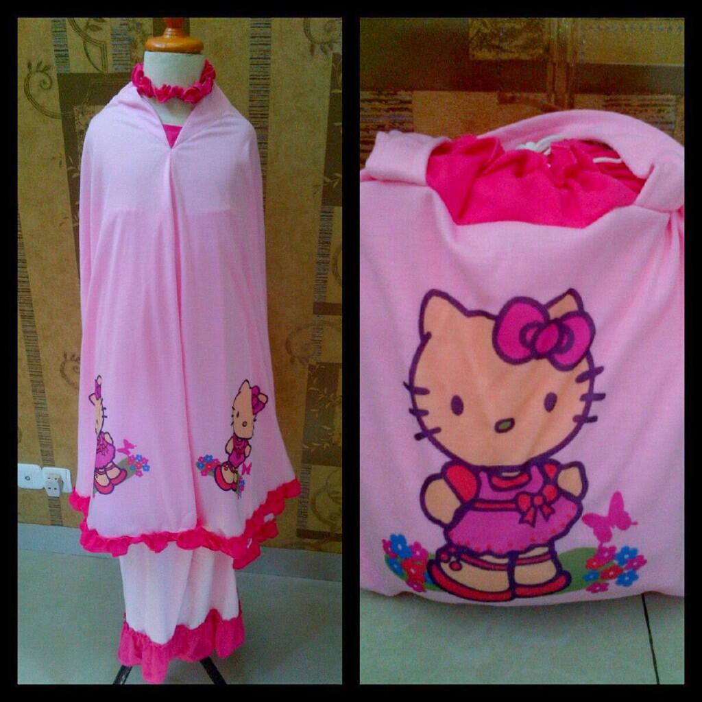 MUKENA ANAK KAOS PRINCESS DLL