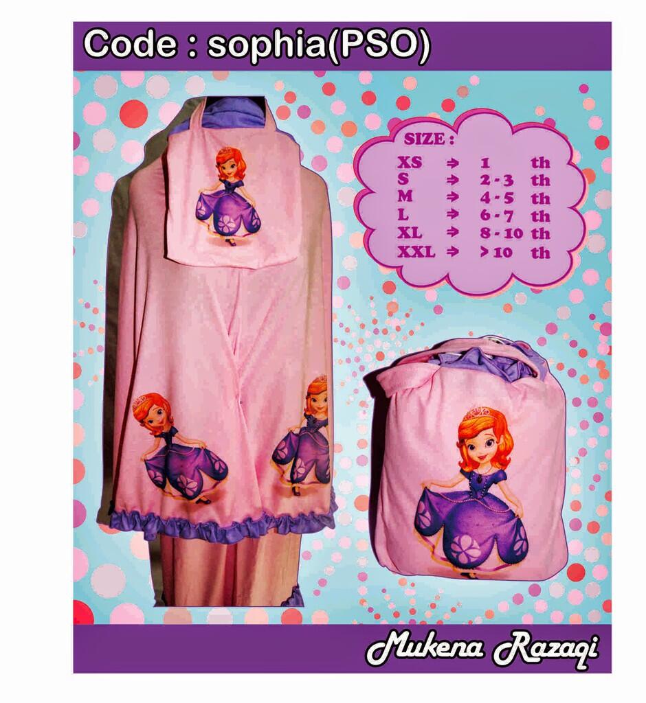 MUKENA ANAK KAOS PRINCESS DLL