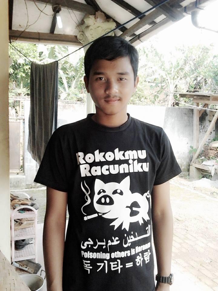 KAOS ANTI ROKOK yang menghina perokok = BABI ZOLIM, kayak gini, komentar elo?