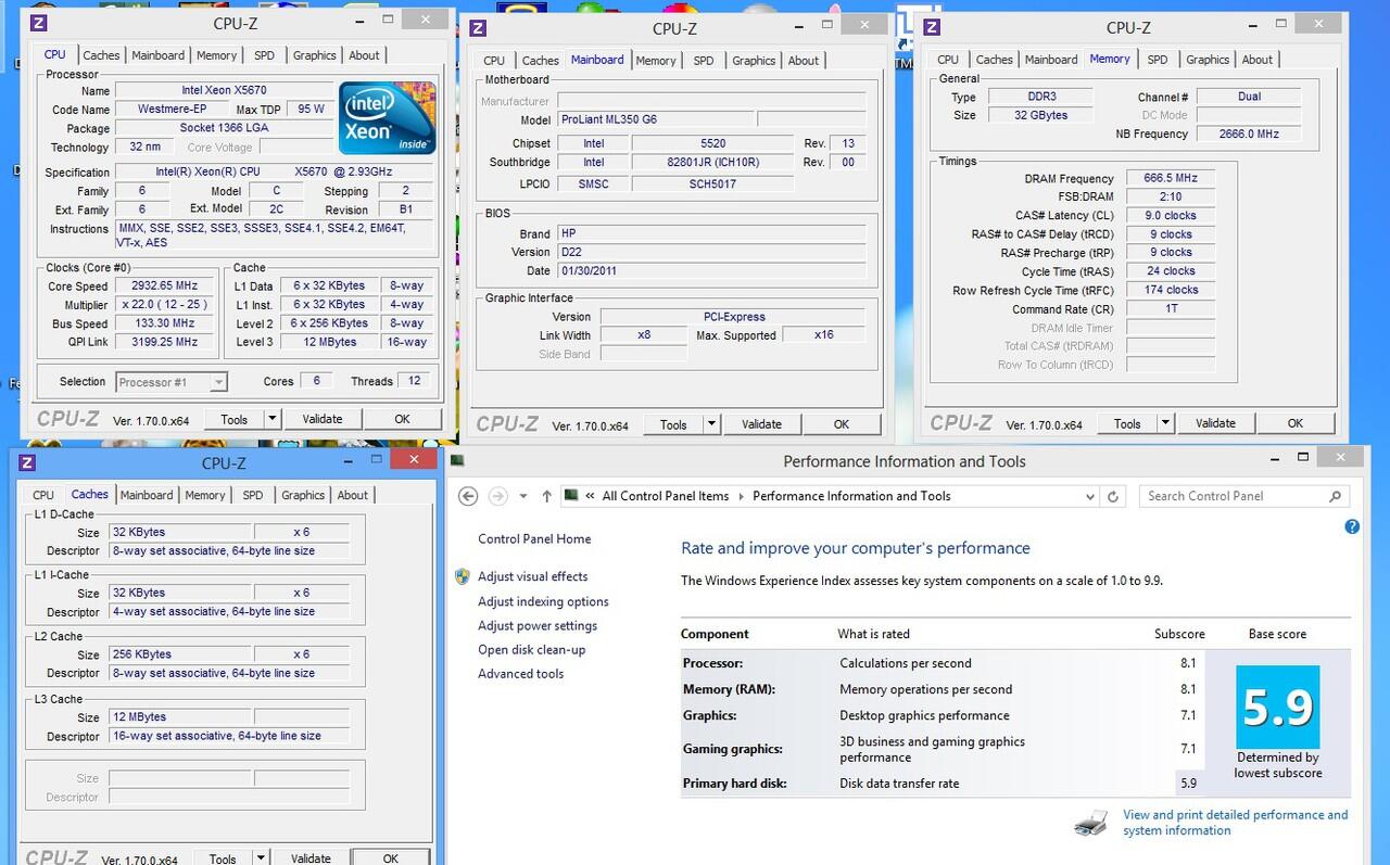 CPU HP WORKSTATION PROLIANT 350 G6 SOCKET 1366