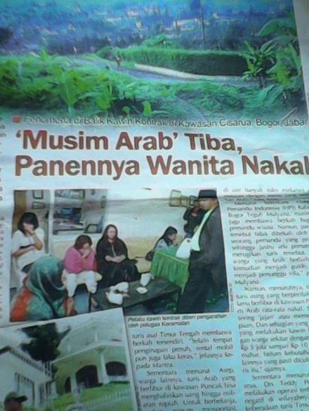 &#91;Arabisasi...&#93; Pakar sebut budaya Arab mulai masuki kawasan Puncak, Bogor