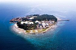 share foto dan fungsi pulau pabelokan (gugus pulau seribu) from TS langsung gan