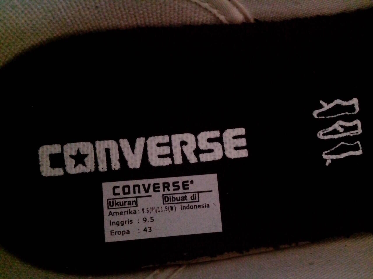 Wts murah aja sepatu converse prostar size 43