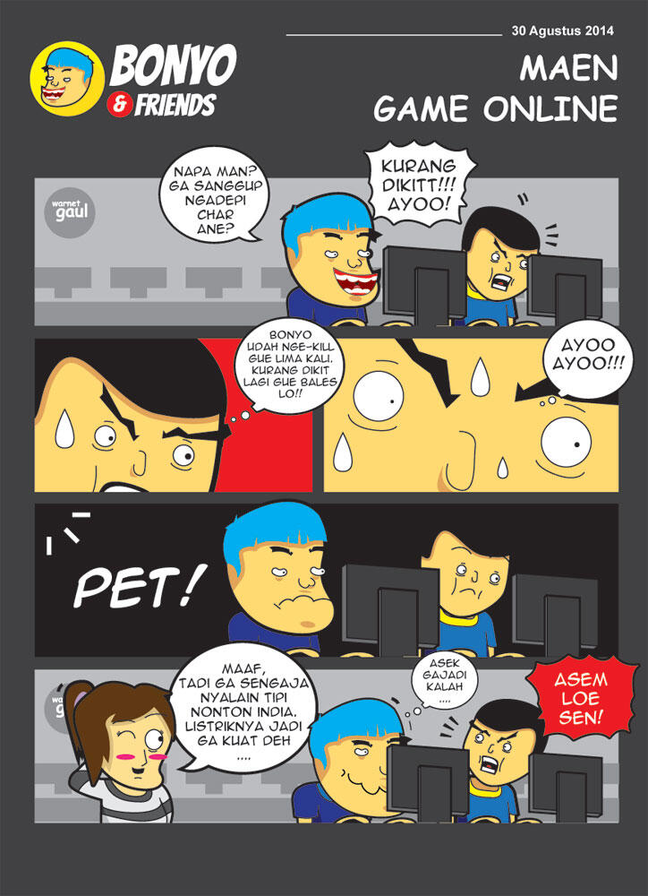 Komik Strip Buatan Ane! Bonyo and Friends!! 