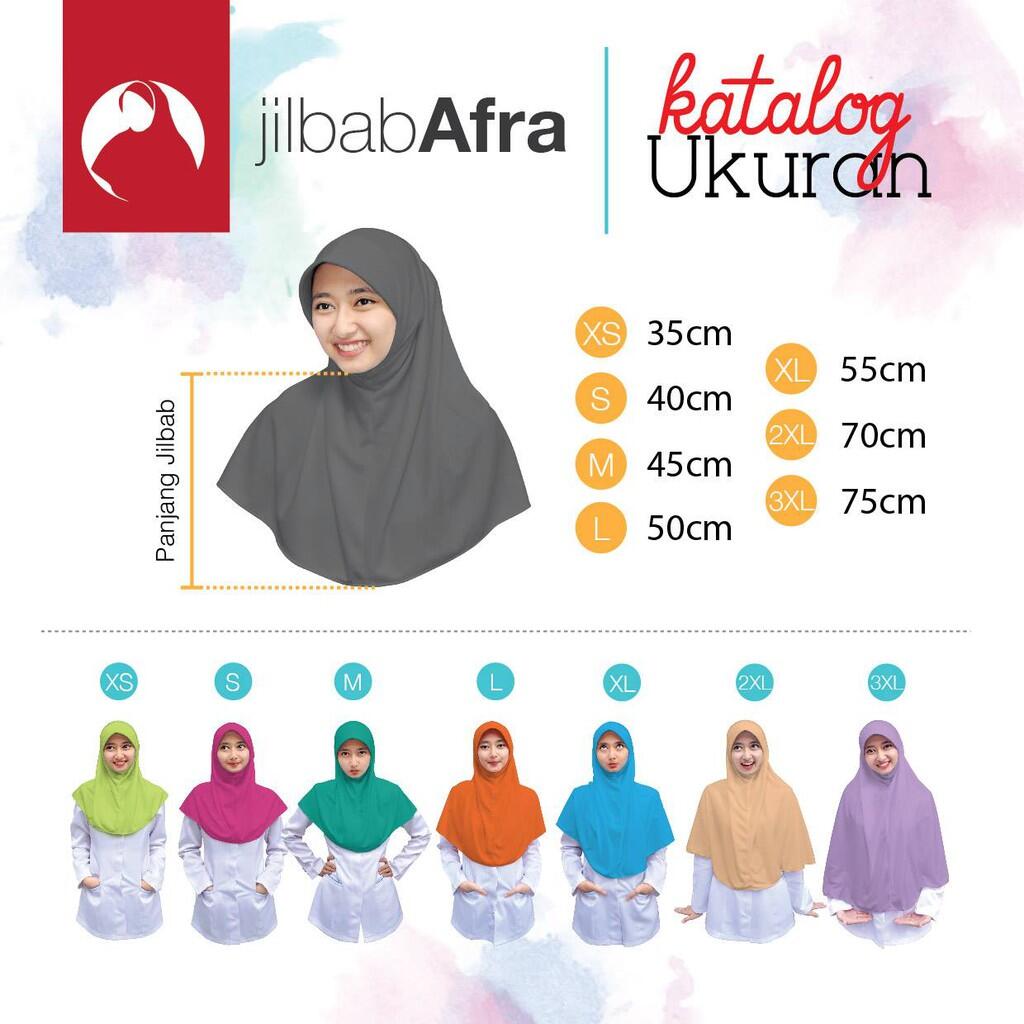 Jilbab AFRA (Bergo Simple utk sehari-hari)