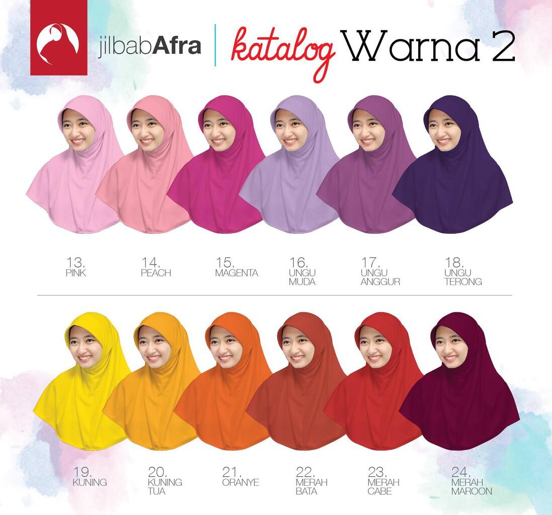 Jilbab AFRA (Bergo Simple utk sehari-hari)