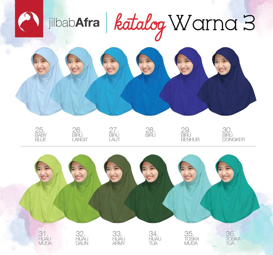 Jilbab AFRA (Bergo Simple utk sehari-hari)
