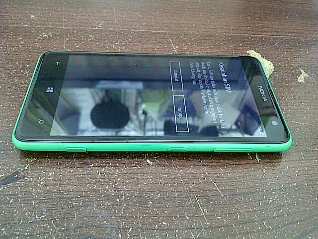 Jual cepet aja Nokia Lumia 625 green msh garansi muluss
