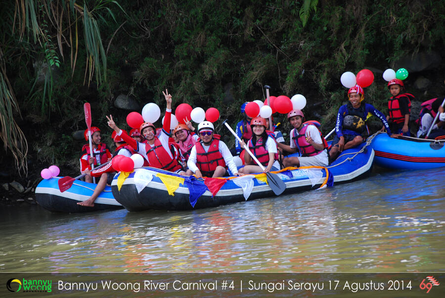 Karnaval Arung Jeram di Sungai Serayu