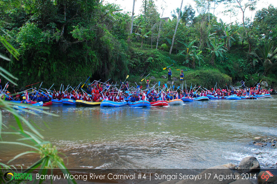 Karnaval Arung Jeram di Sungai Serayu