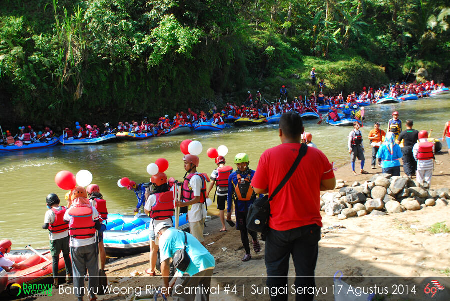 Karnaval Arung Jeram di Sungai Serayu