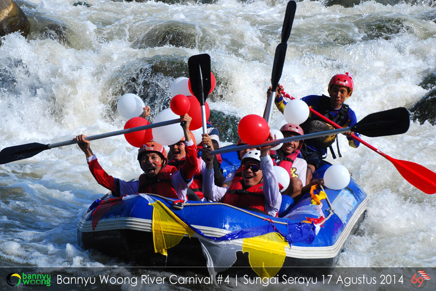 Karnaval Arung Jeram di Sungai Serayu