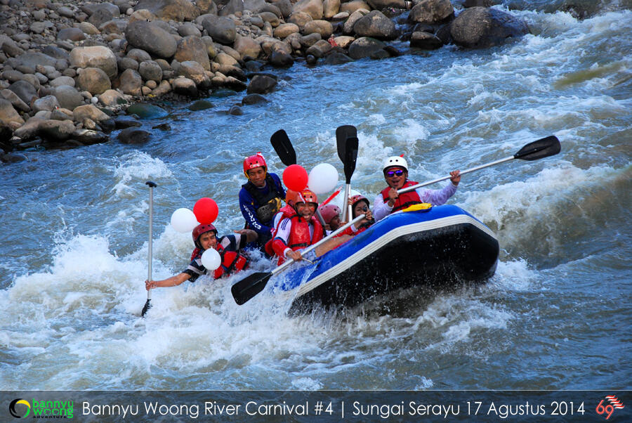Karnaval Arung Jeram di Sungai Serayu