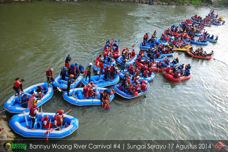 Karnaval Arung Jeram di Sungai Serayu