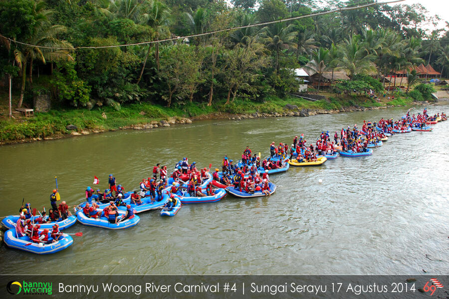 Karnaval Arung Jeram di Sungai Serayu