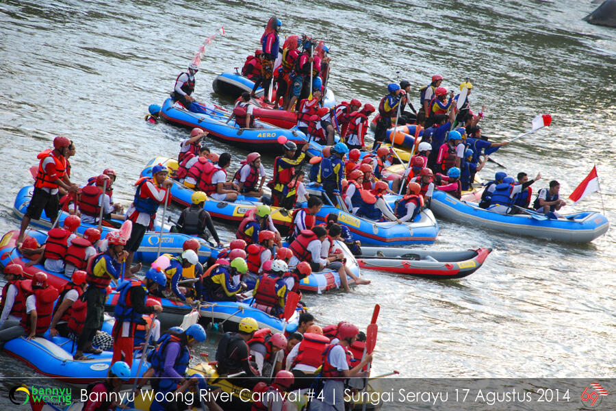 Karnaval Arung Jeram di Sungai Serayu