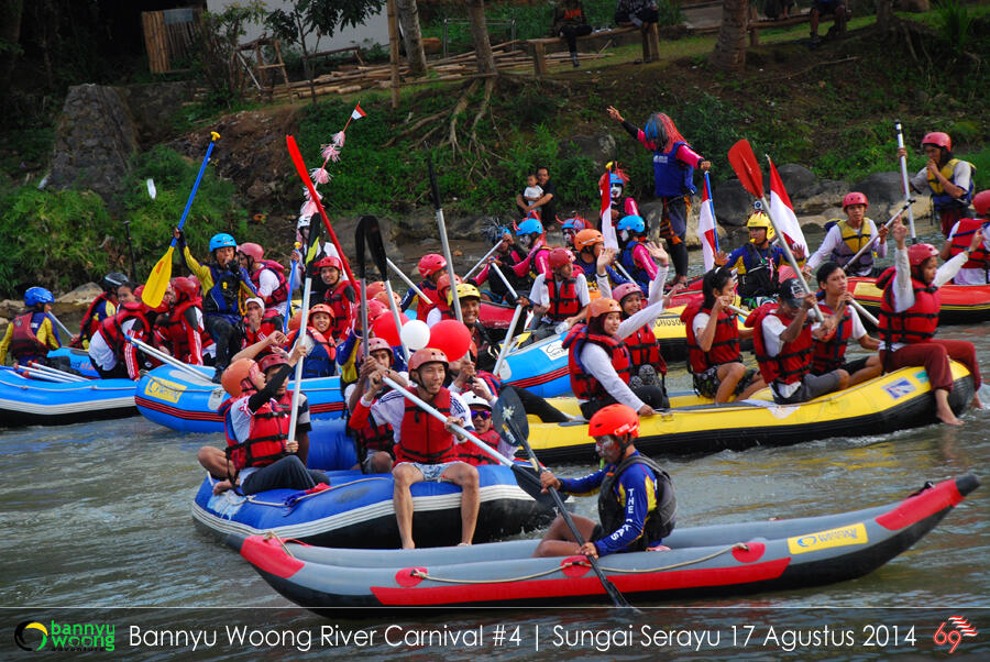 Karnaval Arung Jeram di Sungai Serayu
