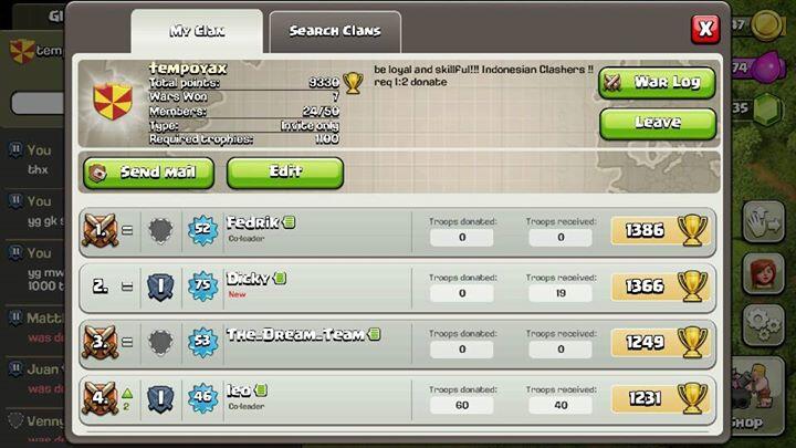 &#91;CLASH OF CLAN&#93; OFFICIAL CLAN: TEMPOYAX