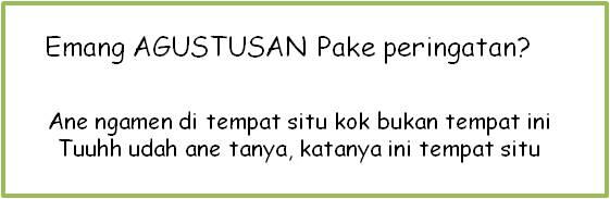 PESAN TERBUKA BUAT PARA PENGAMEN