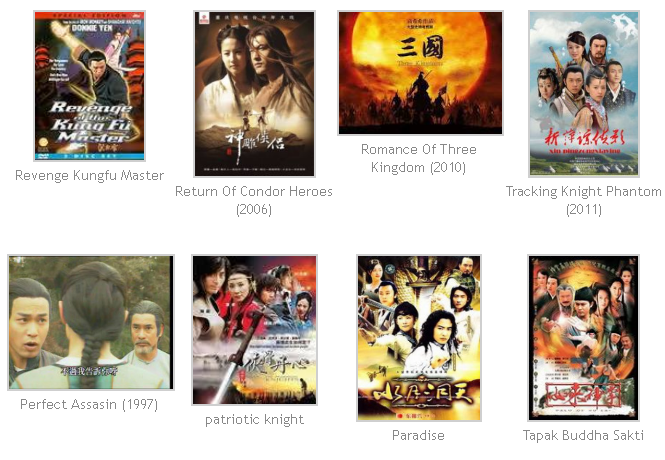 Jual Jual DVD serial silat mandarin teks indo english jin yong gu
