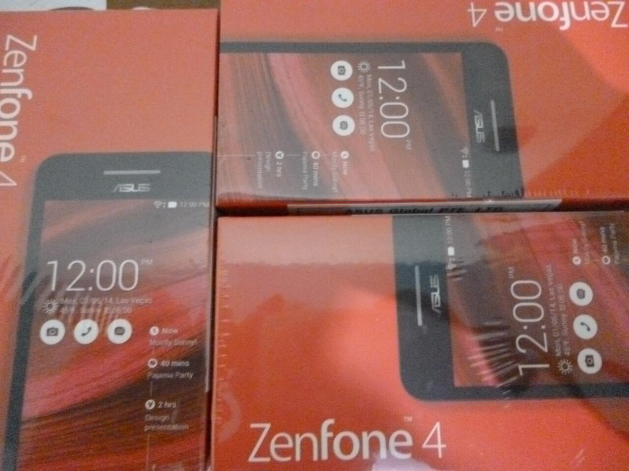 BNIB ASUS ZENFONE 4 RED GARANSI RESMI ASUS METRODATA PALING MURAH