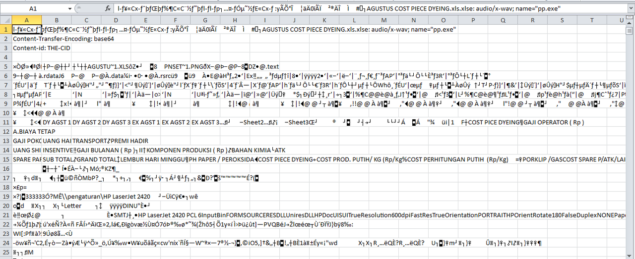 {HELP} Excel Corrupt karena virus