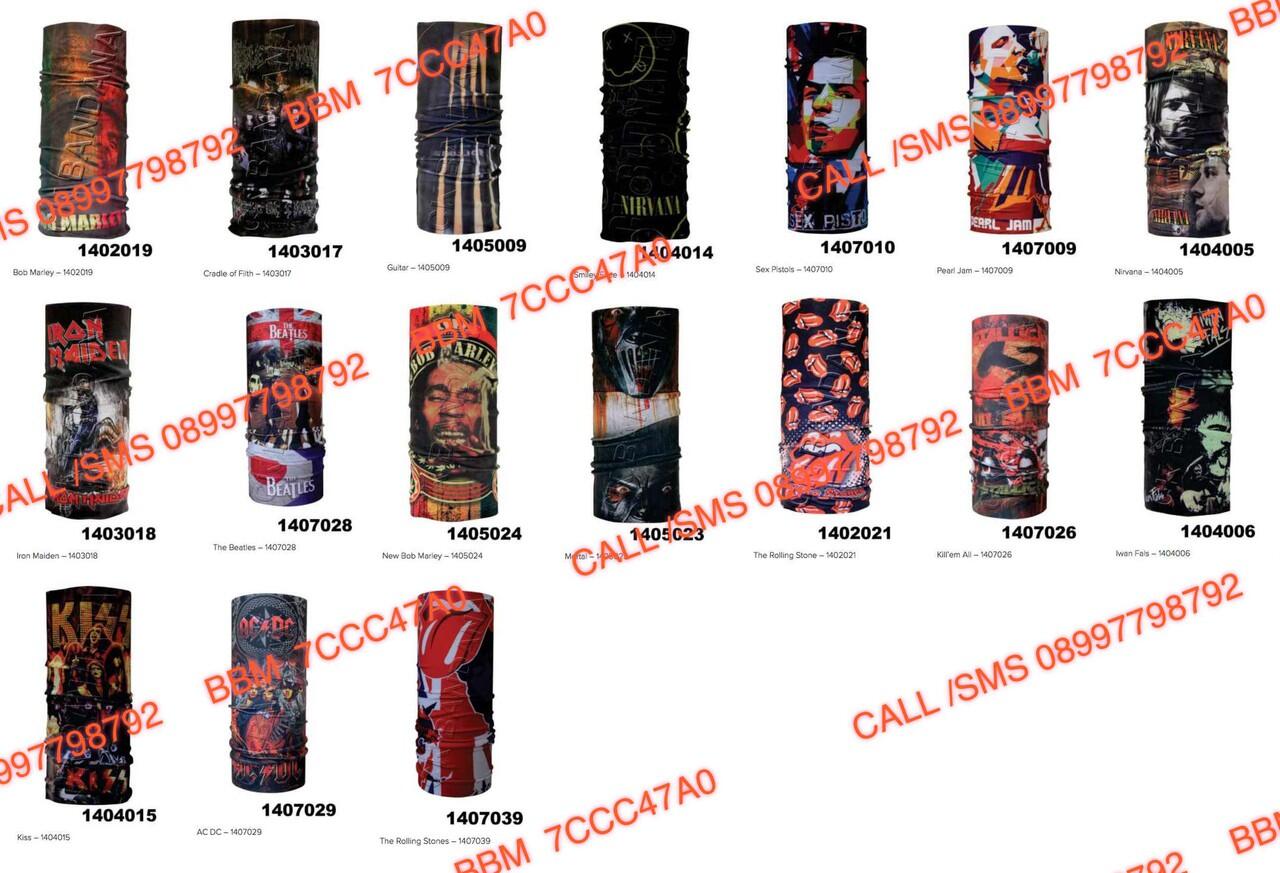 BANDANAKU MULTIFUNGSI (BUFF) BAHAN SPANDEX (BAHAN TEBAL DAN ELASTIS)