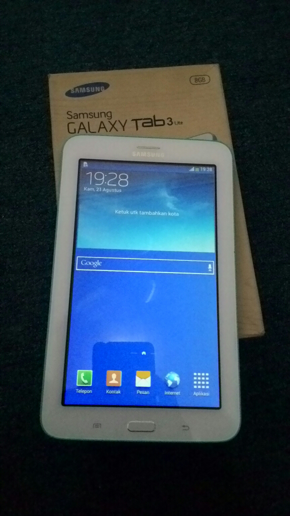 jual samsung tab 3 lite like new jogja / yogya