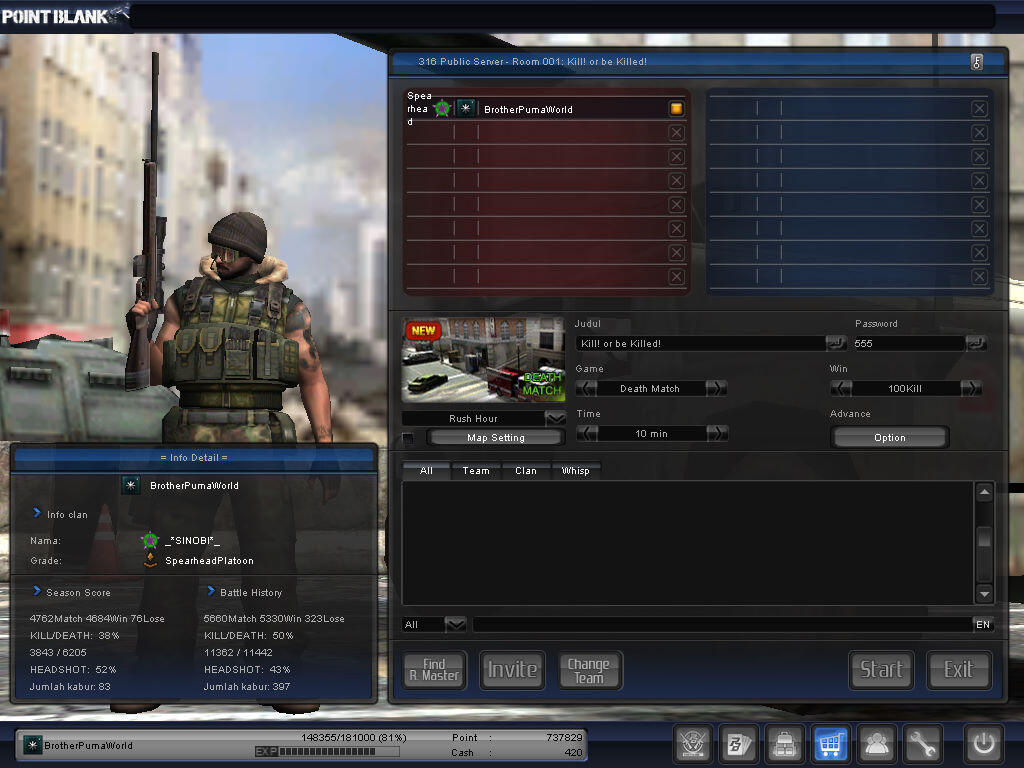 Kumpulan testimonial FrozT.Inc Jasa GB PB exp char dan K/D 