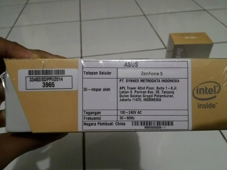 WTS : ASUS Zenfone 5 A500CG Garansi Resmi (Metrodata)