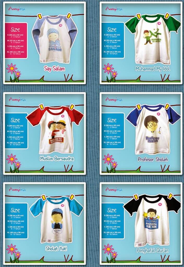 Kaos Anak Muslim ARASYI KIDS